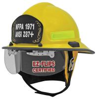 36H665 Fire Helmet, Orange, Modern