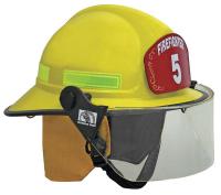 36H674 Fire Helmet, Green, Modern