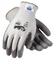36H915 Cut Resistant Gloves, White/Gray, XS, PR