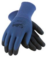 36H932 Coated Gloves, 2XL, Purple/Black, PR