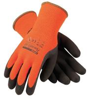 36H933 Winter Glove, S, Orange/Brown, PR
