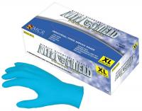 36J014 Disposable Gloves, Nitrile, Blue, M, PK 100