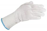 36J091 Cut Resistant Glove, White, Reversible, S