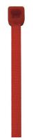 36J226 Cable Tie, 11.8 In, Red, Pk100