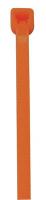 36J222 Cable Tie, 7.9 In, Orange, Pk100