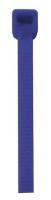 36J224 Cable Tie, 7.9 In, Blue, Pk100
