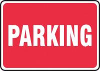 36J759 Sign Pad, Parking, 10 x 14 In., PK 25