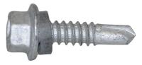 36K099 Drilling Screw, 1/4-14, 1 In L, PK250