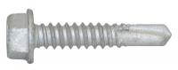 36K103 Drilling Screw, 1/4-14, 1-1/4 In L, PK250