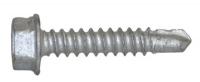 36K121 Drilling Screw, #10-16, 1 In L, PK500