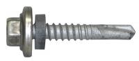 36K149 Drilling Screw, #12-14, 1-1/4 In L, PK250