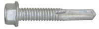 36K162 Drilling Screw, #12-24, 1-1/4 In L, PK500