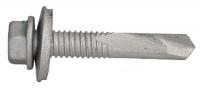 36K164 Drilling Screw, #12-24, 1-1/4 In L, PK250