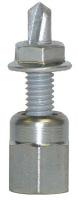 36K180 Rod Hanger, Screw Anchor, 1-3/4 In L, PK25