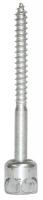 36K187 Rod Hanger, Screw Anchor, 3-1/2 In L, PK25