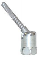 36K191 Rod Hanger, Screw Anchor, 2-1/4 In L, PK25