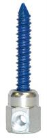 36K194 Rod Hanger, Screw Anchor, 2-1/4 In L, PK25