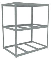 36K234 Boltless Shelving Starter, 72x48, 3 Shelf