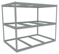 36K240 Boltless Shelving Starter, 72x48, 3 Shelf