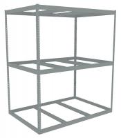 36K246 Boltless Shelving Starter, 72x48, 3 Shelf