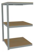 36K286 Boltless Shelving Add-On, 48x48, 3 Shelf