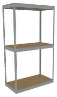 36K289 Boltless Shelving Starter, 48x24, 3 Shelf