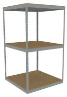 36K293 Boltless Shelving Starter, 48x48, 3 Shelf