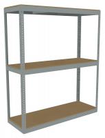 36K295 Boltless Shelving Starter, 72x24, 3 Shelf