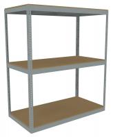 36K297 Boltless Shelving Starter, 72x36, 3 Shelf