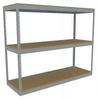 36K302 Boltless Shelving Starter, 72x24, 3 Shelf