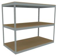 36K304 Boltless Shelving Starter, 72x36, 3 Shelf