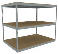 36K306 Boltless Shelving Starter, 72x48, 3 Shelf