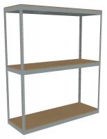 36K308 Boltless Shelving Starter, 72x24, 3 Shelf