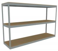 36K318 Boltless Shelving Starter, 96x24, 3 Shelf