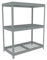 36K332 Boltless Shelving Starter, 48x24, 3 Shelf