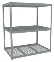 36K344 Boltless Shelving Starter, 72x48, 3 Shelf