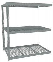 36K345 Boltless Shelving Add-On, 72x48, 3 Shelf