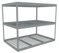 36K350 Boltless Shelving Starter, 72x48, 3 Shelf