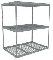 36K356 Boltless Shelving Starter, 72x48, 3 Shelf