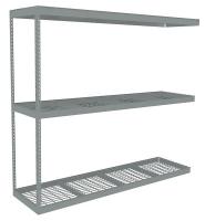 36K371 Boltless Shelving Add-On, 96x24, 3 Shelf