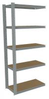 36K424 Boltless Shelving Add-On, 36x18, 5 Shelf