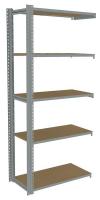 36K433 Boltless Shelving Add-On, 36x18, 5 Shelf