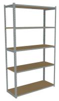 36K438 Boltless Shelving Starter, 48x18, 5 Shelf