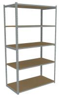 36K440 Boltless Shelving Starter, 48x24, 5 Shelf