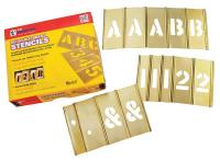 36K459 4 inch Stencil Let. &amp; Num. 92 pc Set