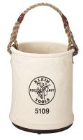 36K964 Straight Wall Bucket, 15 Hx12 In D, Canvas
