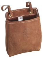 36L253 All Purpose Bag, 9 x8 x3 In, Leather, Brown