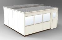 36M717 4-Wall Office, 20x20, Steel, Champagne