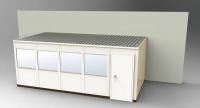 36M722 3-Wall Office, 10x20, Steel, Champagne