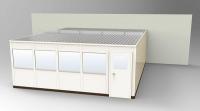 36M730 3-Wall Office, 20x24, Steel, Champagne
